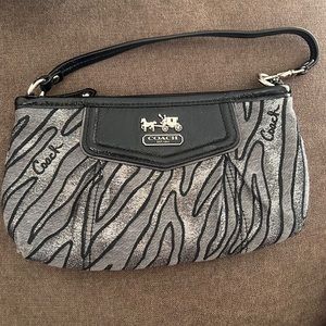 Circa 2010 coach zebra shoulder bag